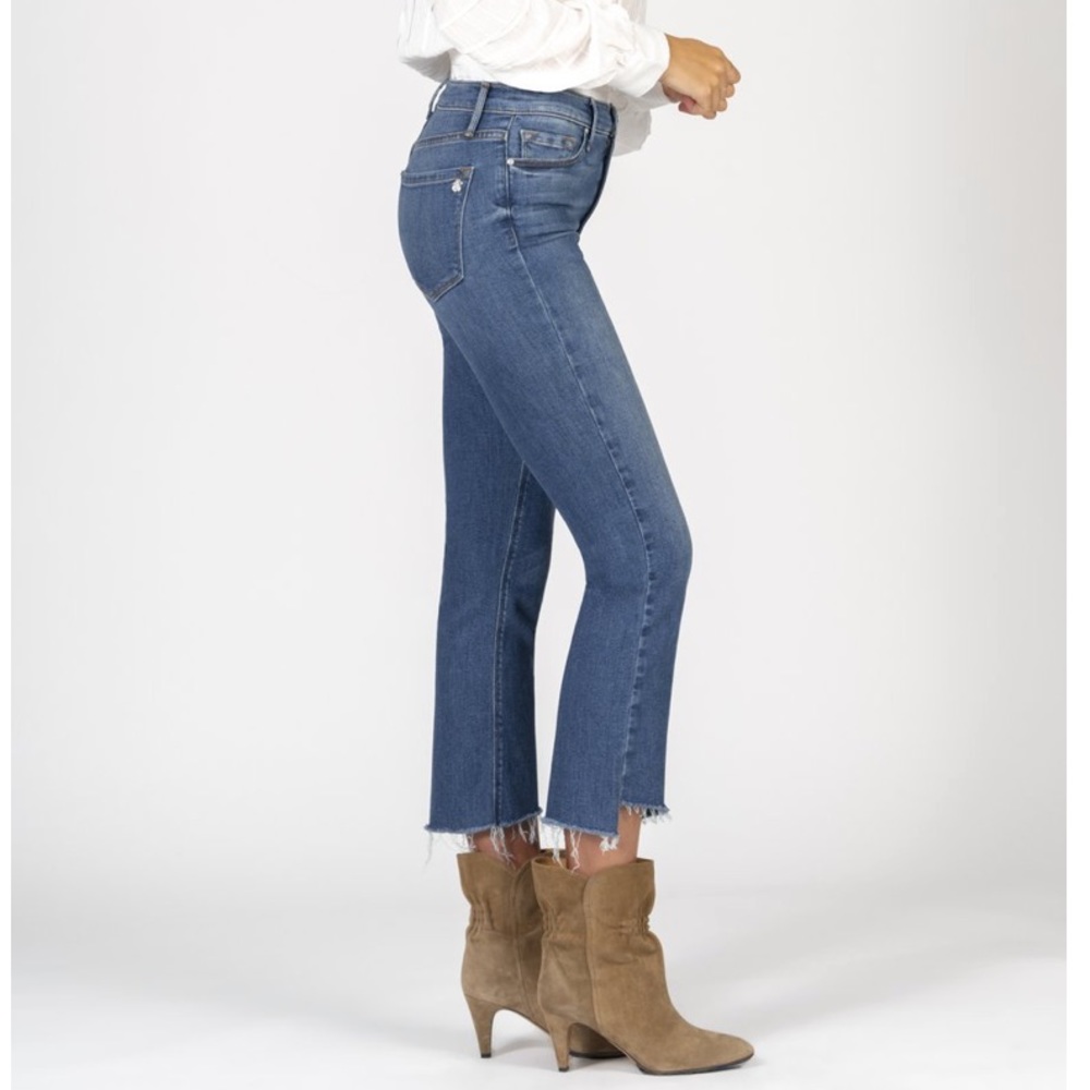 BLACK ORCHID Cindy Slant Fray High Rise Jeans 29